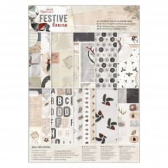 Ultimativer Stanz-  Papierblock - Festive Fauna